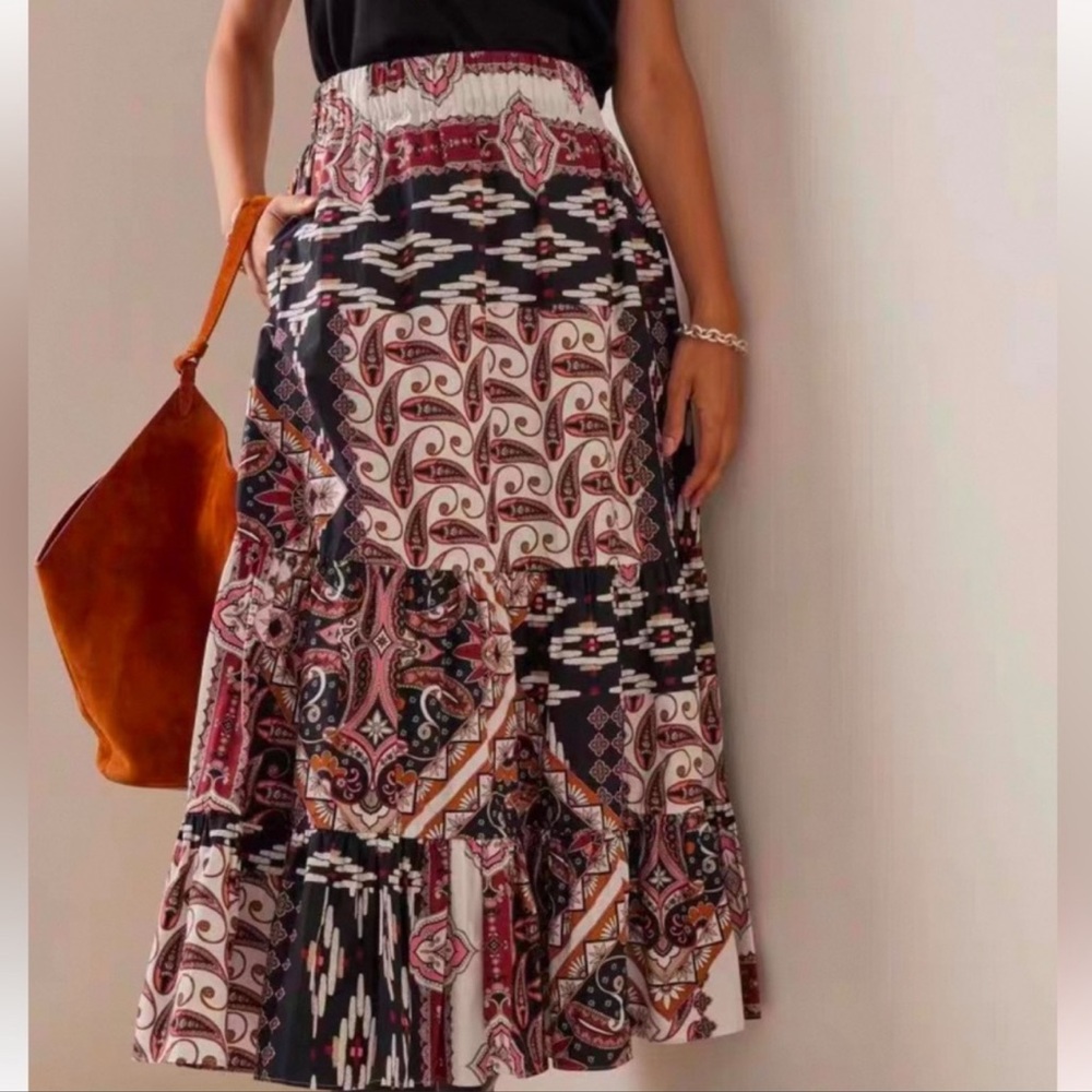 Cara Cara Chase Skirt midi length Brown